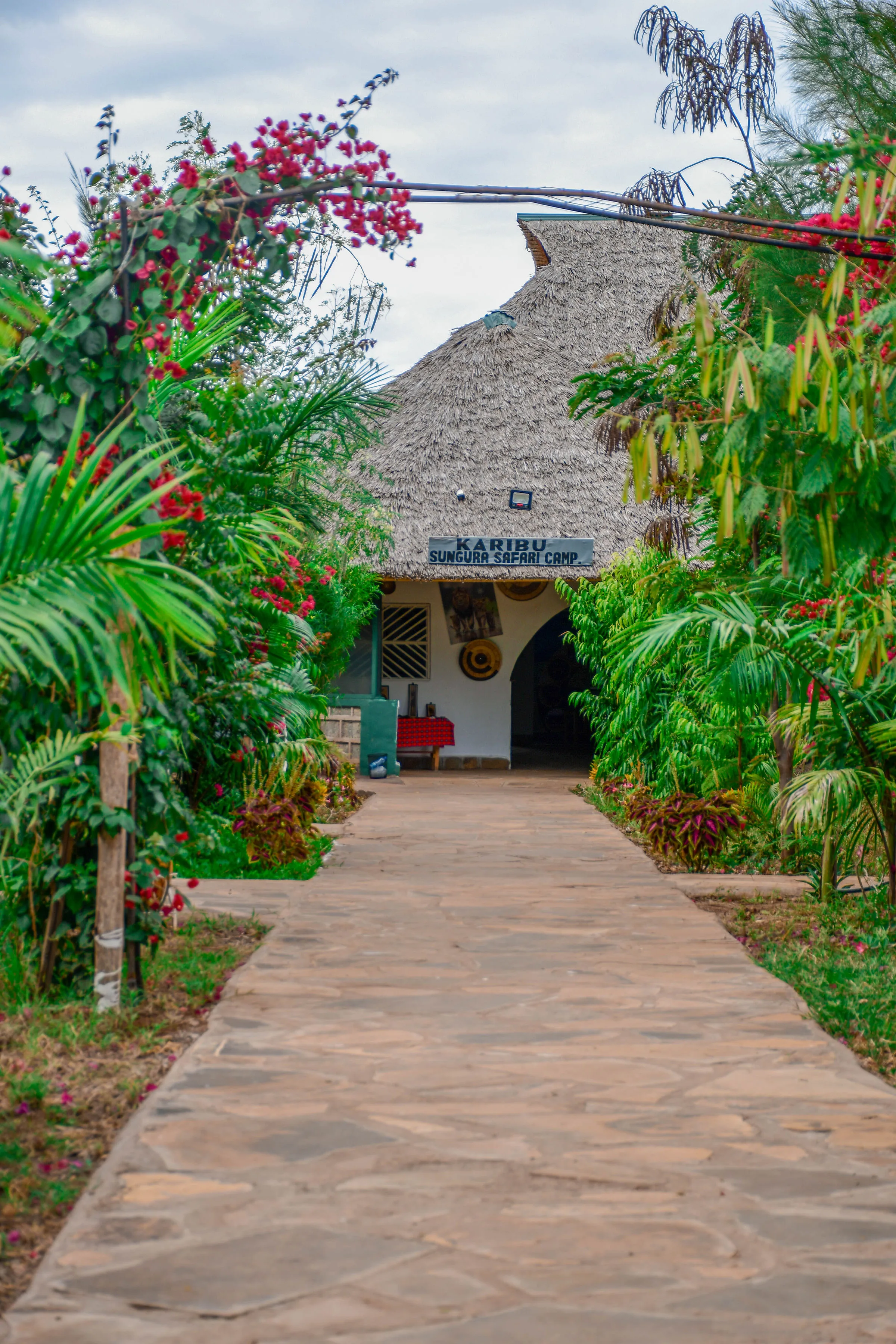 Camp entrance